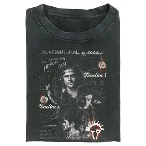 Supernatural Timeline Shirt, Winchester Brothers Graphic Tee, Sam and Dean Horror Fan Gift TV Series Shirt, Gift for Men And Women, Trending T-shirt