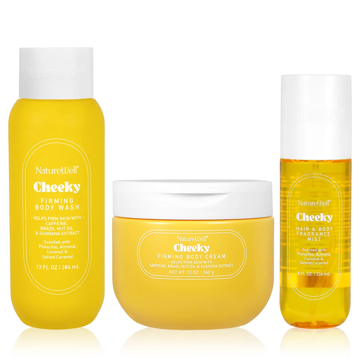 Cheeky Summer Scent Stack - Body Wash, Firming Body Cream, and Fragrance 