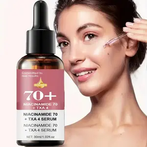 30ML Niacinamide 70% Txa4 Essence, Brightening Face Treatment, Improves Uneven Skin Tone and Dullness, Lightweight Absorbent Formula, Daily Use Facial Care