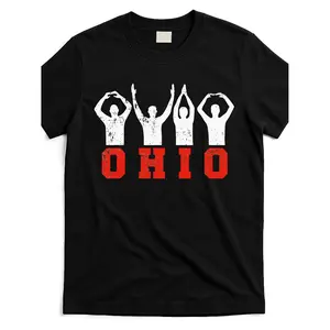Ohio State Pride T-Shirt - Ohioan Graphic Tee with Bold Red Letters, Vintage Ohio Statehood Design - Everyday Essential Top for Ohioans