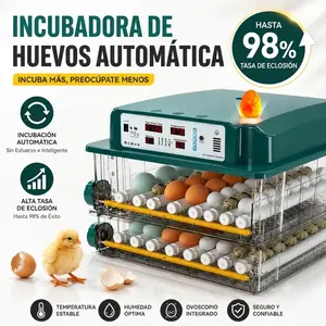 Nueva Versión de Incubadora Automática de Huevos [Actualizada 2026] | Control Inteligente de Temp. y Volteo Automático para el Máximo Éxito de Eclosión