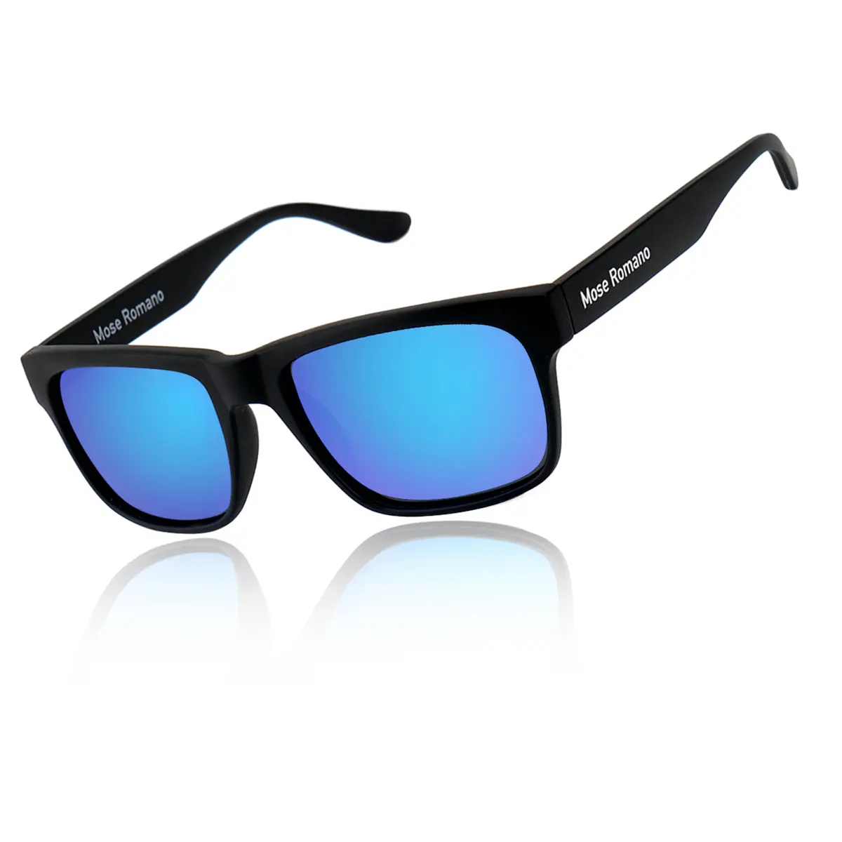Black Frames Blue Lens