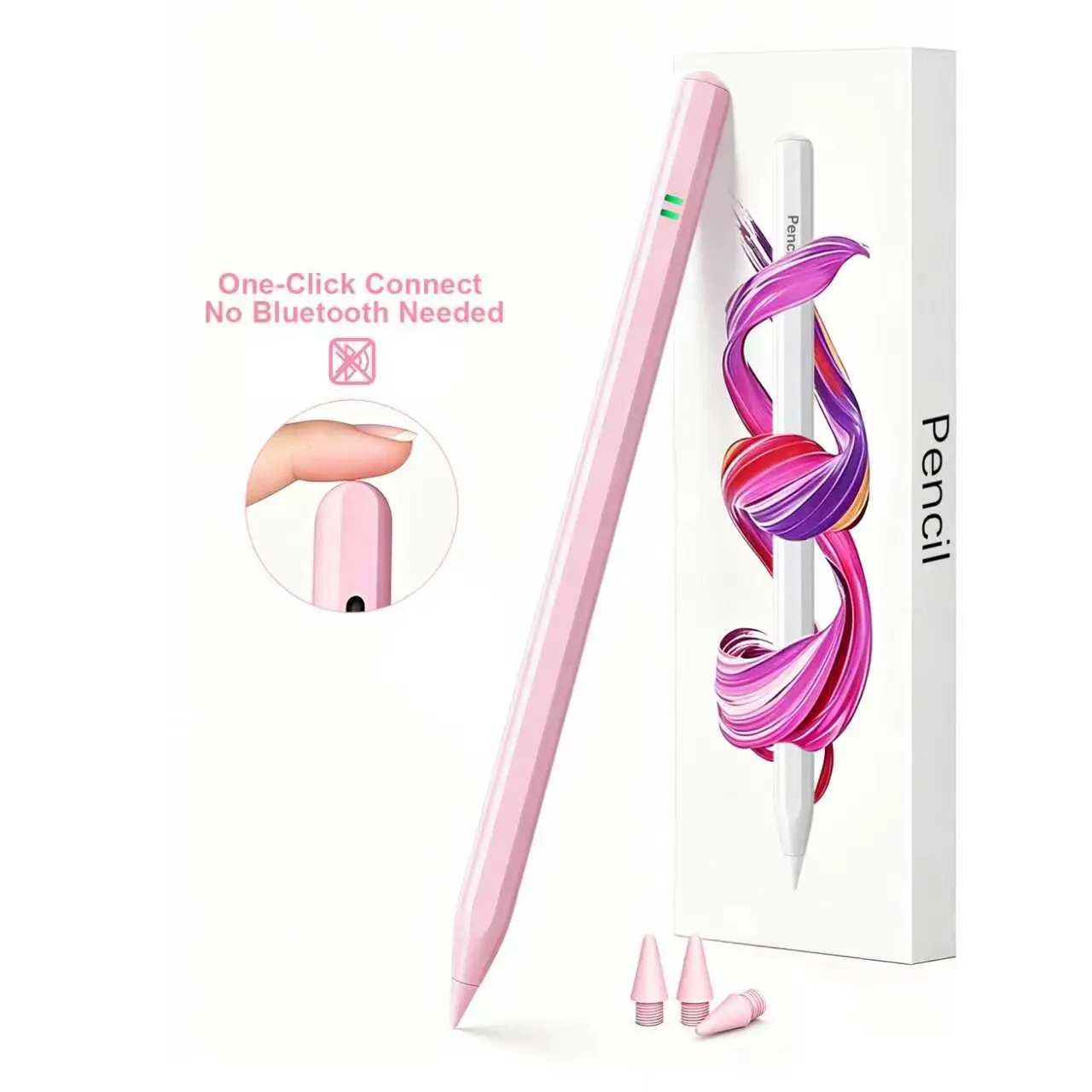 Fast Charging Stylus Pen for Apple iPad, Palm Rejection & Tilt Sensitivity, Compatible with iPad 2018-2025 for Note Taking and Drawing, iPad Pro 11"/13"/M4/M5, Air 11"/13" M3/M4, Mini A17 Pro/7/6/5, 6th-11th Gen #tiktokshopsummersale