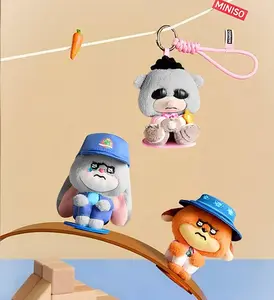 Disney Zootopia Series Worry Diaries - Plush Blind Box Keychain Set Cute Vinyl Plush Bag Pendant Display Mystery Secret Figure Ideal Gift for Kids Friends Valentine Gifts