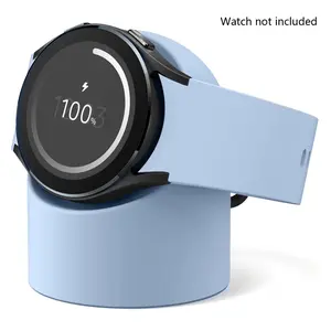Universal Smart Watch Charging Stand, Silicone Waterproof Smart Watch Charging Stand for Samsung Galaxy Watch 3/4