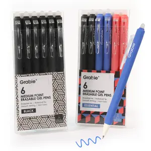 Grabie Medium Point Retractable Erasable Gel Pen Set of 6, TiktokShopSpringGlowUp, RefreshedLook Grabie Medium Point Retractable Erasable Gel Pen Set of 6, TiktokShopSpringGlowUp, RefreshedLook