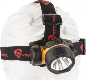 Streamlight Hands-Free LED Flashlight - White Bulb, 80 Lumens, Yellow Plastic Body, 3 AAA Alkaline Batteries Included, Portable Lamps, Led Lights, Hands-Free Light, Outdoor Ready, Adults-Focused Home & Outdoor Use, Model 61050