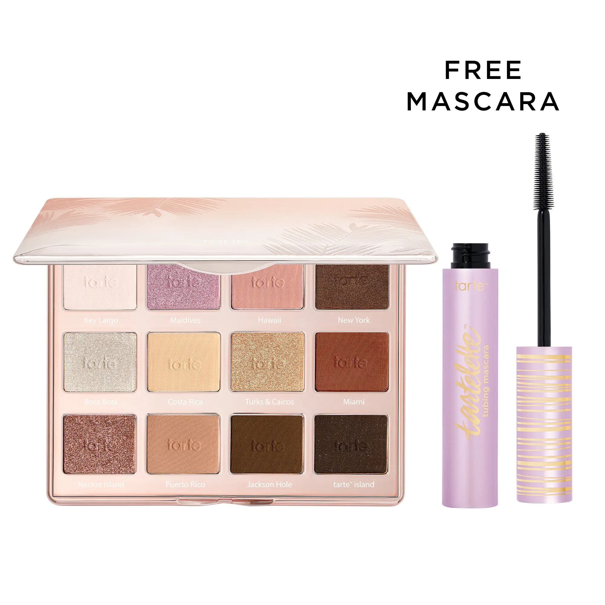 tarte #trippinwithtarte eyeshadow palette & tubing mascara tarte #trippinwithtarte eyeshadow palette & tubing mascara