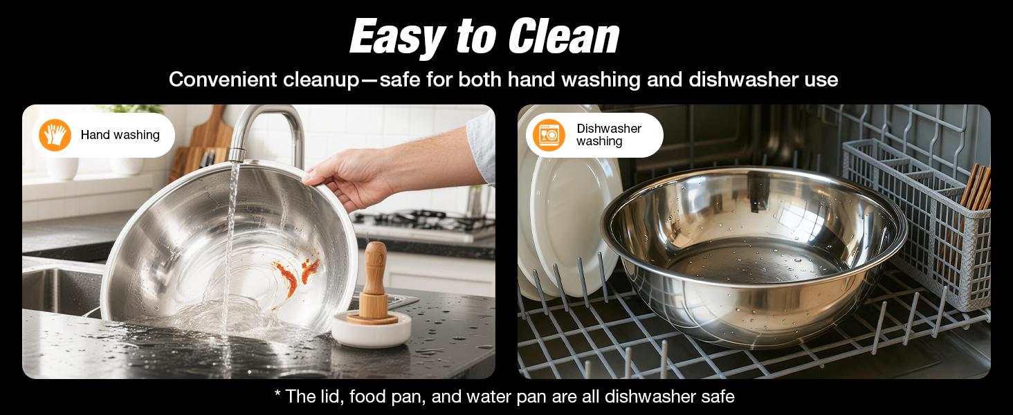 WARMOUNTS 5QT Gold Chafing Dishes for Buffet with Glass Lid/Stainless steel lid, Round Chafers and Buffet Warmers Set with Mirror-Polished Stainless Steel, Rolled Rim, Stackable, Lid Holder for Parties, Weddings（2/4/6 Pack）