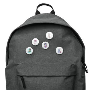 Pin-up Set of Pin Buttons for Fashion Accessory