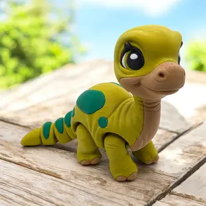 🦕 Long Neck Articulated Brachiosaurus Dino – Dinosaur Desk Decor Collectible