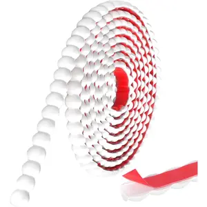 Flexible Molding Trim, 16ft Decorative Bead  DIY Wall Trim Peel and Stick, White Elegant Semi- Wall Molding for Mirror Frame, Backsplash, Ceiling, Cabinets & TV Edges
