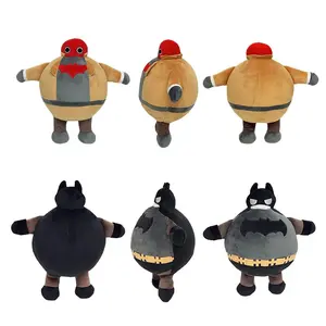 25cm Hot In Stock Fat Jason Todd Plush Toy Cute Anime Peripherals Toy Movie Stuffed Bat Animal Kids Toy Birthday Gift Room Decor