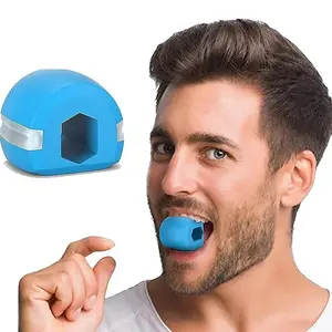 Sculpt Jawline Comfort Facial Masseter Jaw Exerciser Ball Sports Accessory – Targets Jaw & Neck Muscles Chew Design Boosts Jaw Tone – Relieves Facial Tension Too