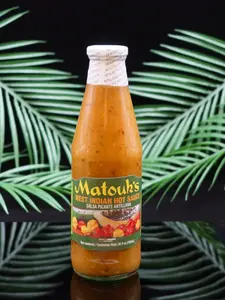 Matouks West Indian Hot Sauce, Salsa Picante 26oz