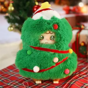LOKIKI Christmas Plush Toy Collection Soft Polyester & PVC Material, Perfect Christmas Gift for Kids, Friends, and Collectors