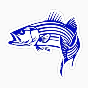 Striped Bass Sticker QGP
