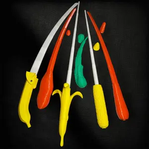 Banana Katana - Banana Sword - Karrotana - Sword on the Cob - the Pickle Sickle - Vegetable swords - Funny Gift for Kids and adults - Plastic PLA