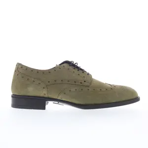 Di Bianco Montagnana Mens Green Oxfords & Lace Ups Wingtip & Brogue Shoes