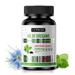 CUPROSE Oil of Oregano with Black Seed Oil | High-Potency 2-in-1 Botanical Blend