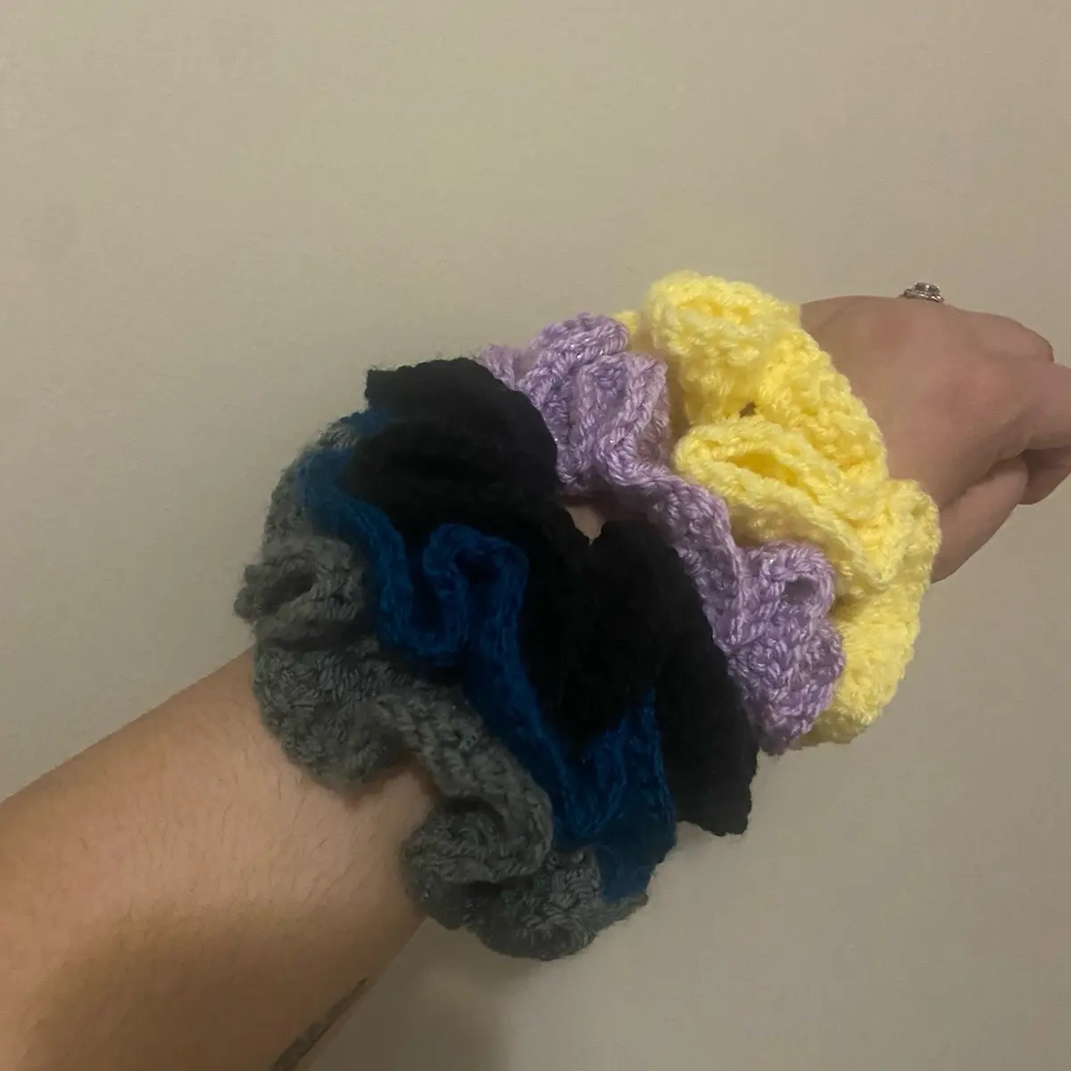 Handmade Crochet Scrunchies - Fashion Hair Accessory