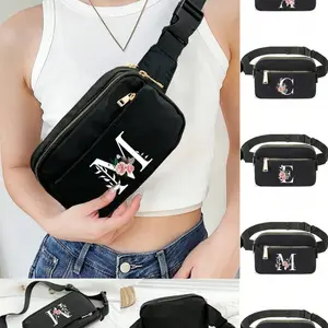 Women's Casual Chest Bag, Adjustable Waterproof Sporty Shoulder Pack, Versatile Yoga Waist Pouch, Waist Belt Bag, Waist Packs, Zipper Fanny Pack for Running Travel Hiking