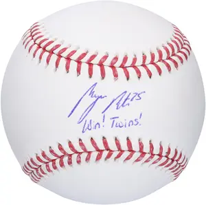 Byron Buxton Minnesota Twins Autographed Baseball with "Win! Twins!" Inscription - Fanatics Authentic Certified