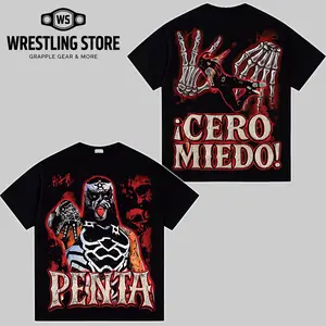 Penta El Zero Miedo Classic Tee – WWE Mexican Wrestling Legend Shirt, Vintage Style Graphic T-Shirt, Lucha Libre Mask Tee, Premium Cotton Streetwear, AEW Inspired Wrestling Fan Shirt, Unisex Gift for Men Women