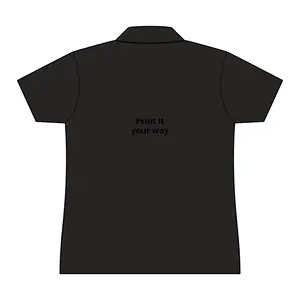 Women's Polo Shirt - Customizable 'Print It Your Way' Back Design