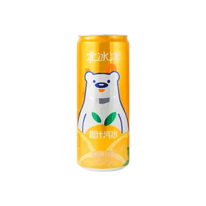 ARCTIC OCEAN Orange Soda 330ml Can - Classic Beijing Flavor, Refreshing Citrus Drink