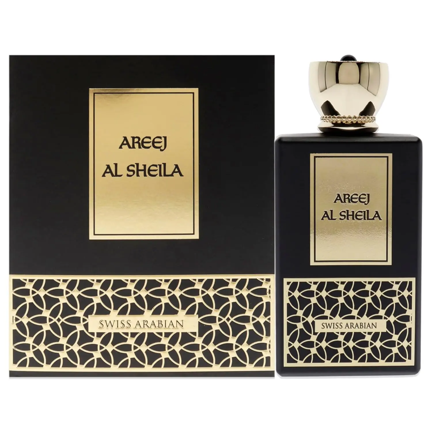 Swiss Arabian Areej Al Sheila – Luxury Eau de Parfum Spray – Oriental Floral Fragrance for Women – Notes of Saffron, Rose, Oud, and Amber – 3.4 oz / 100 ml