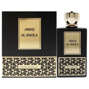 Swiss Arabian Areej Al Sheila – Luxury Eau de Parfum Spray – Oriental Floral Fragrance for Women – Notes of Saffron, Rose, Oud, and Amber – 3.4 oz / 100 ml
