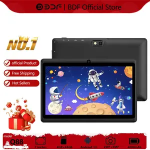 7 Inch Android 13 Kids Tablet, 4GB RAM 64GB Storage, Protective Silicone Case with Stand, Dual Cameras and 4000mah Battery