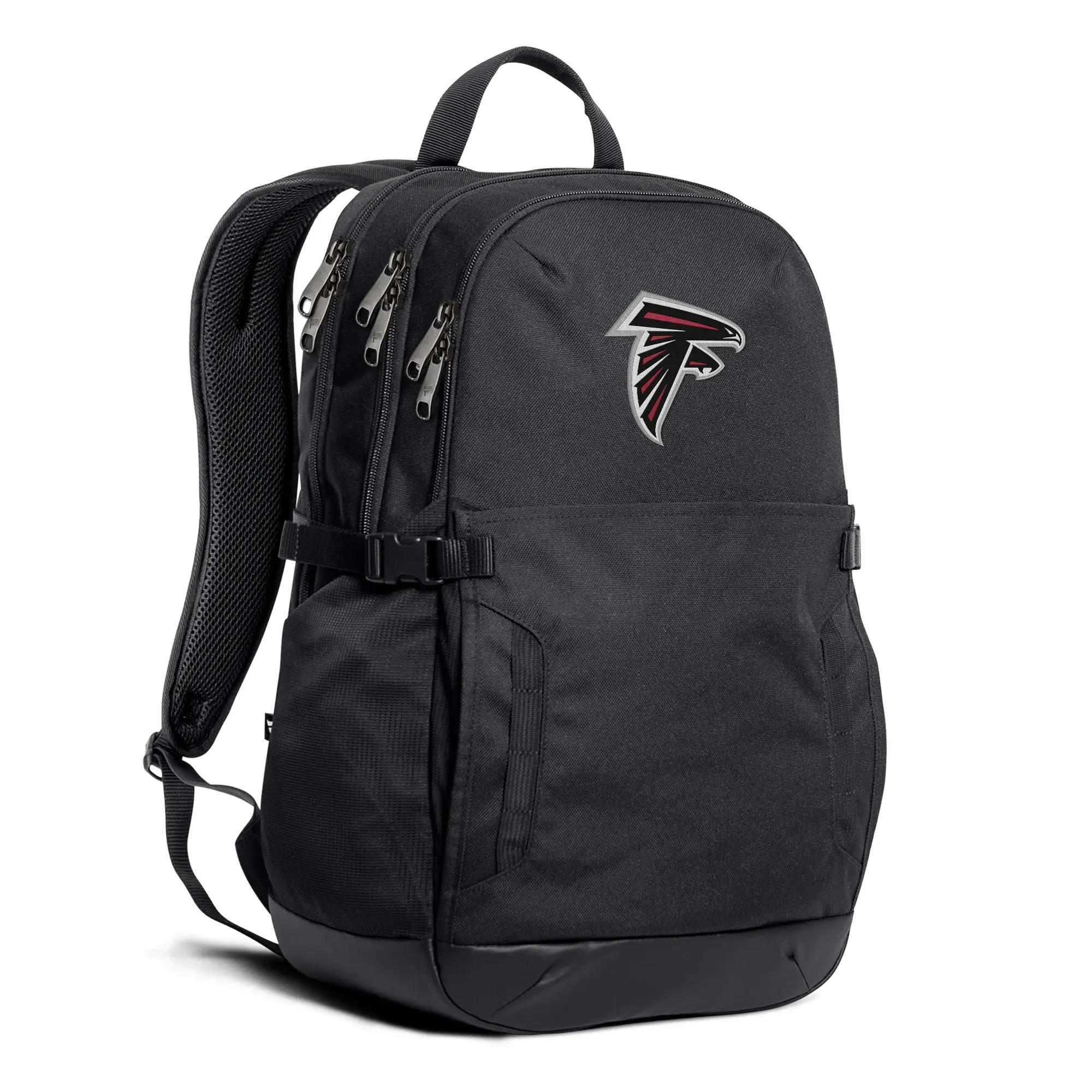 WinCraft Atlanta Falcons All Pro Backpack – NFL Football Team Backpack Featuring Atlanta Falcons Logo, Spacious Main Compartment, Convenient Storage Pockets, Adjustable Shoulder Straps, and Team-Inspired Design for School, Travel, Sports, Everyday Carry