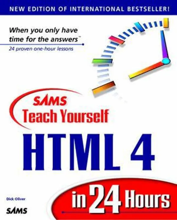 USED Book - Sams Teach Yourself Html 4 in 24 Hours (Teach Yourself in 24 Hours Series) by Dick Oliver (Paperback) - english