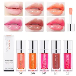 MULISO Hydrating Lip Glow Oil, Moisturizing Lip Glow Oil, Nourishing Glossy Transparent Lip Oil, Plumping Lip Oil, Lip Balm, Non-sticky Tinted Toot Lip Balm for Lip Care