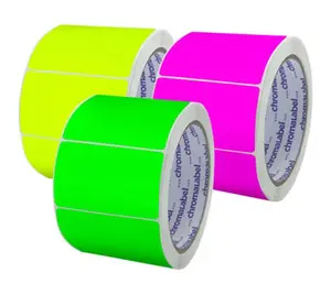 2" x 3" Color-Code Rectangle Labels: 250/Roll
