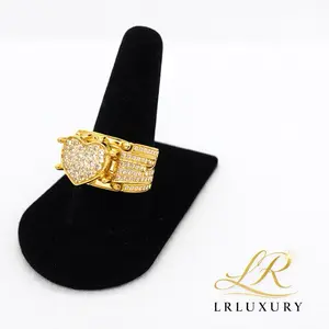 75 14K Gold Laminated Heart Ring