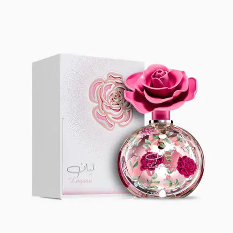 Lattafa Layaan Eau de Parfum for Women | Feminine Fragrance – 75 ml 2.5 fl oz (Pink Bottle)