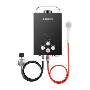 CAMPLUX Portable Water Heater 1.58 GPM Tankless Water Heaters, 6L Outdoor Propane Water Heater for Off-Grid Living Camping, 41,000 BTU, BW158B/G Household Appliances