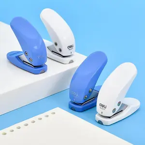 Portable Hole Puncher, 1 Count Mini Single Hole Puncher, 10 Sheets Capacity Paper Puncher, Office Binding Supplies for Home School Office