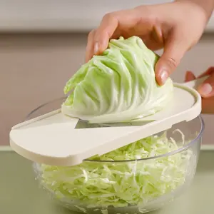 Upgraded Multifunctional Cabbage Grater & Slicer – Ideal for Healthy Eating, Salad Prep & Veggie Shredding | Heavy-Duty Kitchen Tool for Cabbage, Lettuce, and More