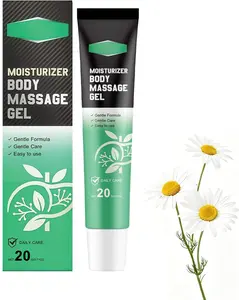 Biodancee Body Massage Gel, Cooling Soothing Herbal Gel with Poria Cocos, Fast Absorbing Moisturizing Massage Cream, 0.7oz/20g (1 Pack)