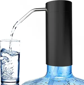 Water Bottle Dispenser Pump, Electric Automatic USB Charging 5 Gallon Portable Water Dispenser, Fits Most 2-6 Gallon Water Bottle, Touch it on Technology Make Life Much Easier