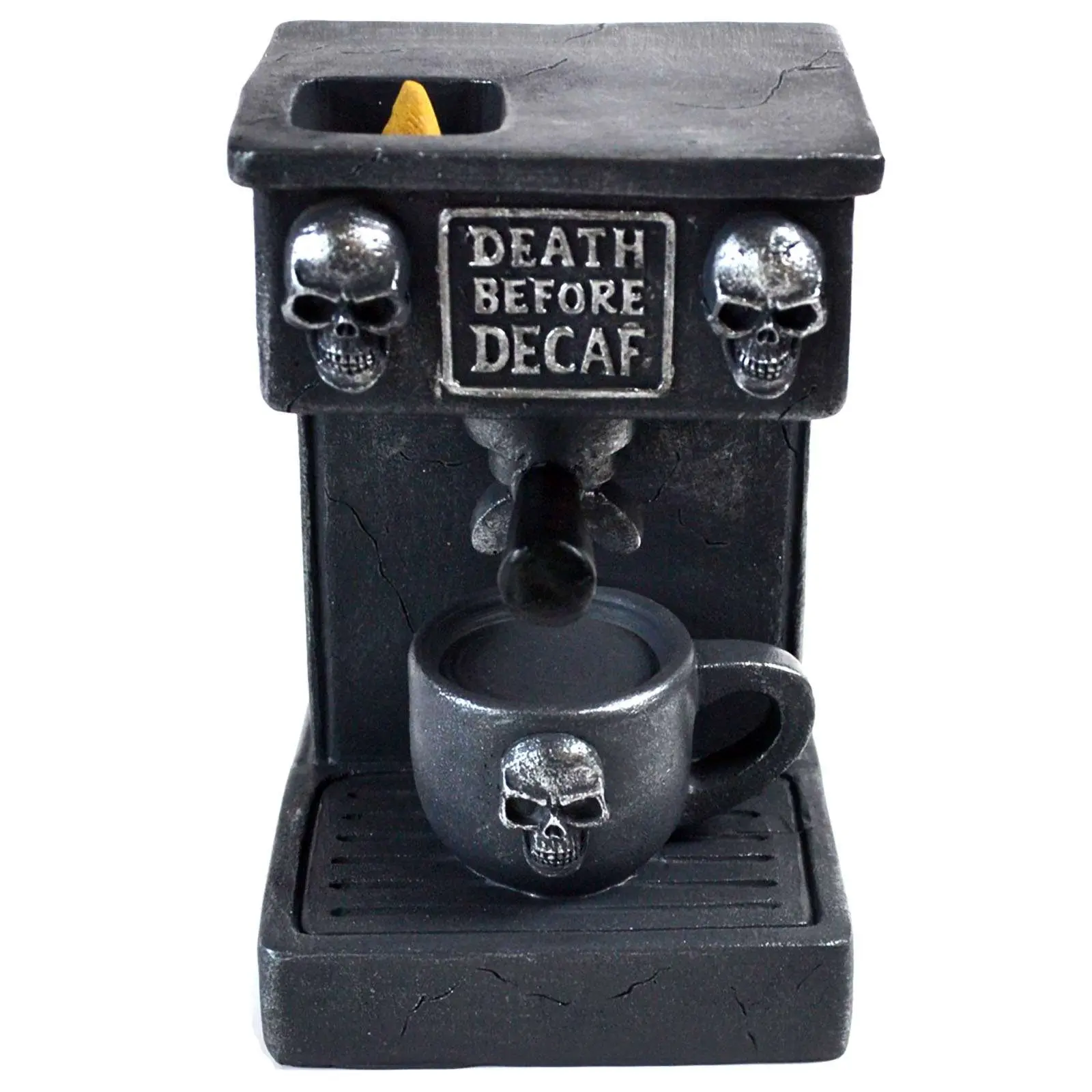 Espresso Coffee Maker Backflow Incense Burner 5 Inch — Novelty Burner