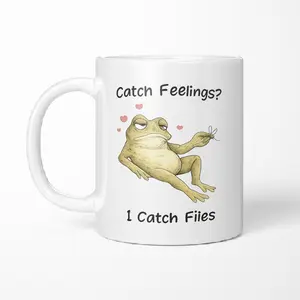 Funny Frog Mug,catch Feelings_ I Catch Flies Coffee Cup,valentine Funny Gift, Anti Valentine Humor, Frog Lover Gift,gift for Her Him - Etsy Hong Kong