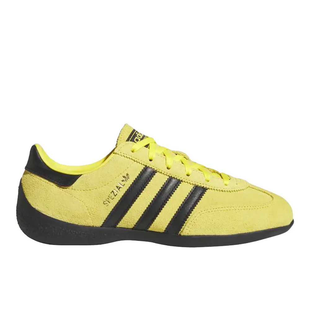 adidas Womens Handball Spezial Lo Pro Sneakers Shoes Casual - Black, Yellow