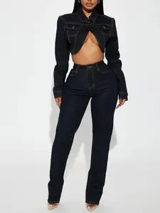 Pinegrove Stretch Straight Leg Jeans - Dark Wash