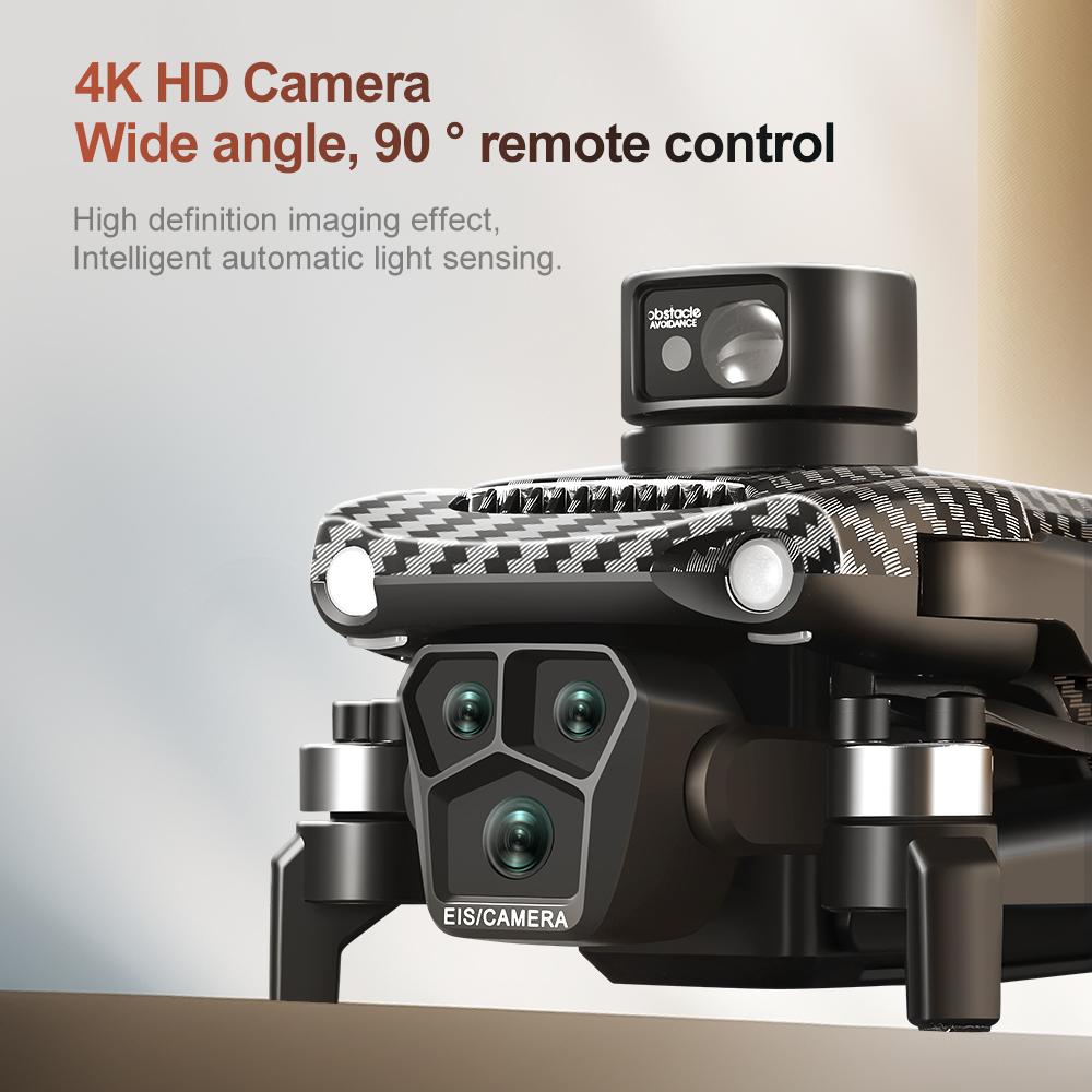 GPS Drone for Adults with 4K Dual Camera, FPV RC Quadcopter, Auto Return, GPS Follow Me, Circle Fly, 4.5" LCD Tablet Screen, Brushless Motor, Lightweight Foldable Drone for Beginners, 2 Batteries + Carrying Case Bundle Obstacle Avoidance optical flow