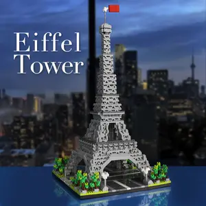Eiffel Tower micro-particle building blocks, challenging large-scale assembly, a brain-teasing and stress-relieving toy for adults, and a favorite Easter gift for children.